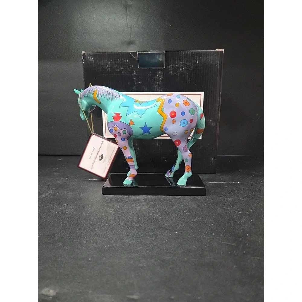Trail of Painted Ponies Spirit War Pony Figurine, 1st Edition #1462, 1E/6994 Box